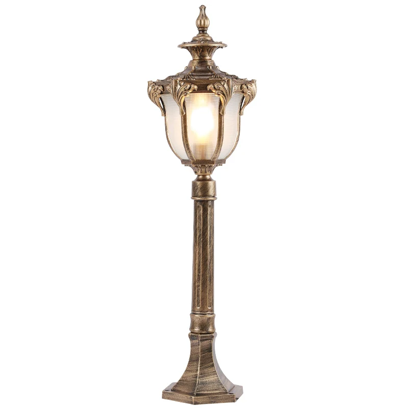 Waterproof LED Lawn Lamp European Aluminum Pillar Light Outdoor Courtyard Villa Landscape Garden Street Lamp