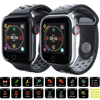

2020 Newest Smart Watch Blood Pressure Heart Rate Monitor Bluetooth Fitness Bracelet Watch Women Men Smartwatch for IOS Android