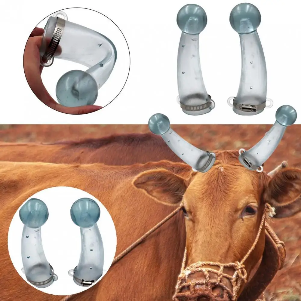 1SetSoftSiliconeDustproofCowAngleCollisionProofCoverforFarm