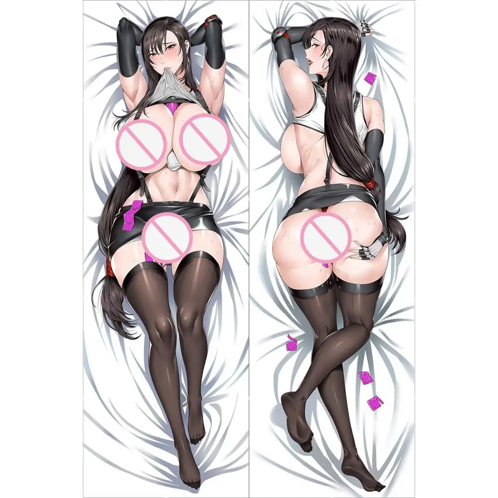 Аниме Dakimakura 2 канала 160x50 см финальная фантазия Tifa Сексуальная японская игра Манга