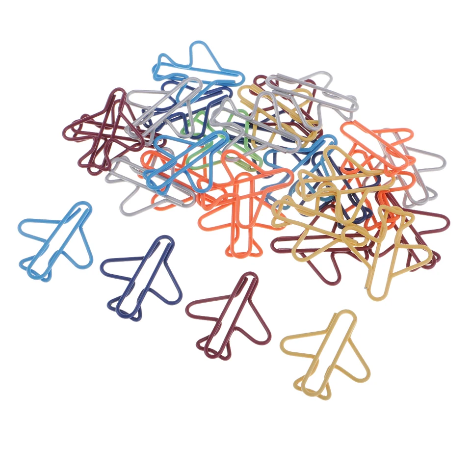 100 Stuks Paperclips Vliegtuigvormige Paperclip Kleine en Prachtige Gouden Ijzeren Clips voor Het Organiseren van Bestanden en Tekenpapier 100 Stuks Paperclips Vliegtuigvormige Paperclip Kleine en Prachtige Gouden Ijzeren Clips voor Het Organiseren van Bestanden en Tekenpapier