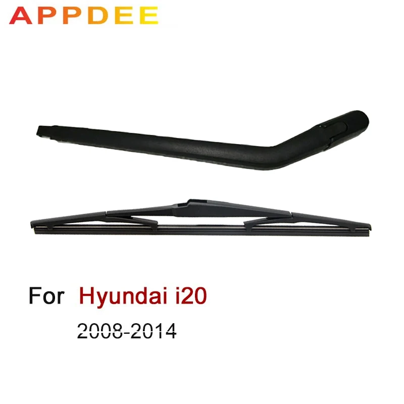 Фото Комплект щетки стеклоочистителя APPDEE, 12 дюймов, для Hyundai i20 2008-2014 2009 2010, лобовое стекло, заднее стекло №1