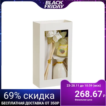 

Gift set with aromatic oil 15 ml "Vase with a flower", coffee aroma