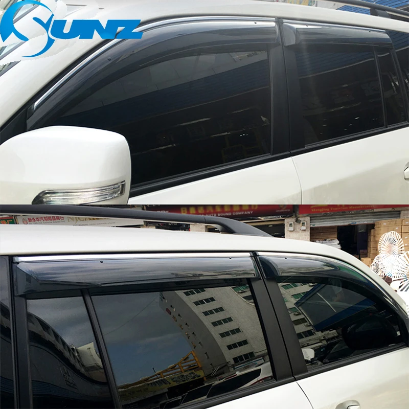 

Side window deflector For LEXUS LX570 2008 2009 2010 2011 2012 2013 2014 2015 2016 2017 2018 Sun Rain Deflector Guards SUNZ