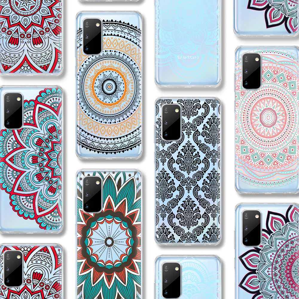 Чехол ciciber Mandala для Samsung Galaxy A51 A50 S20 S10 A71 A70 A40 S9 S8 A30 S7 S10e Ultra Note 10 9 8 Edge Plus силиконовый