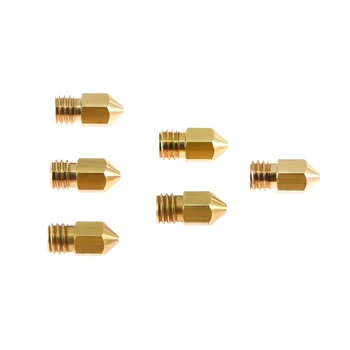 

Mk8 Nozzles Set Thread Replacement Brass For 3D Printer CR10 0.2/0.3/0.4/0.5/0.6/0.8mm Durable