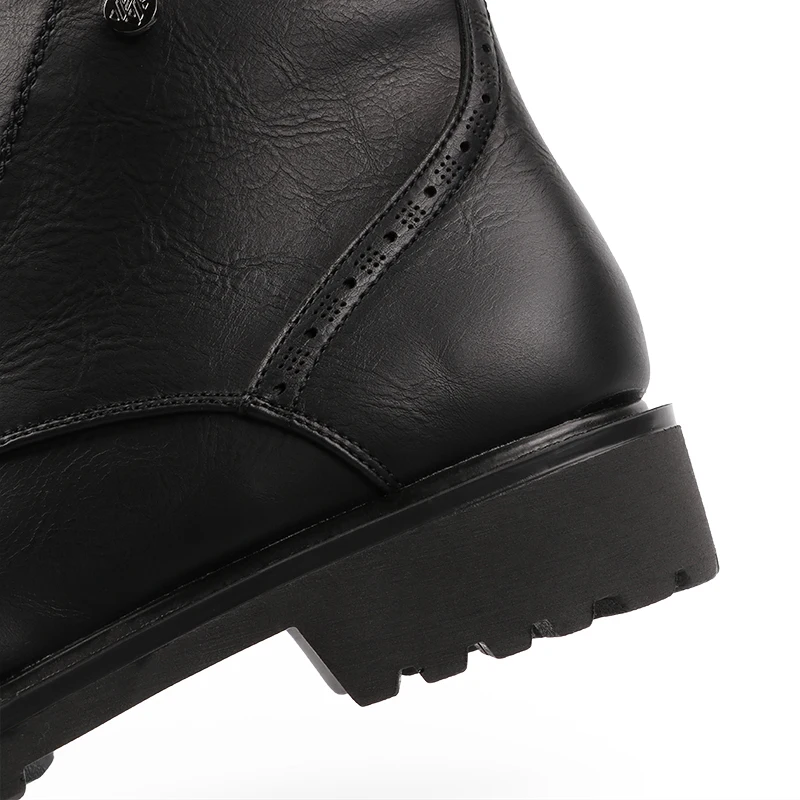 AIMEIGAO Fashion Vintage Women Ankle Boots Soft Leather Flat Shoes Comfortable Women Boots Lace Up Soft Leather Classic Shoes