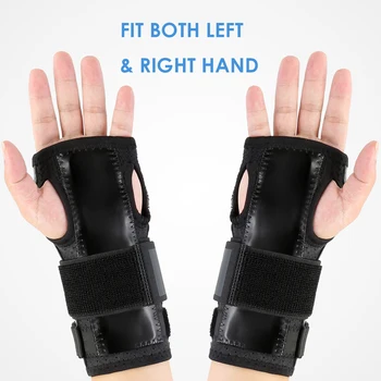

Wrist Support Brace Adjustable Sleep Wrist Brace Relieve Wrist Pain Speed Up Recovery Fits Both Hands Inner aluminum splint