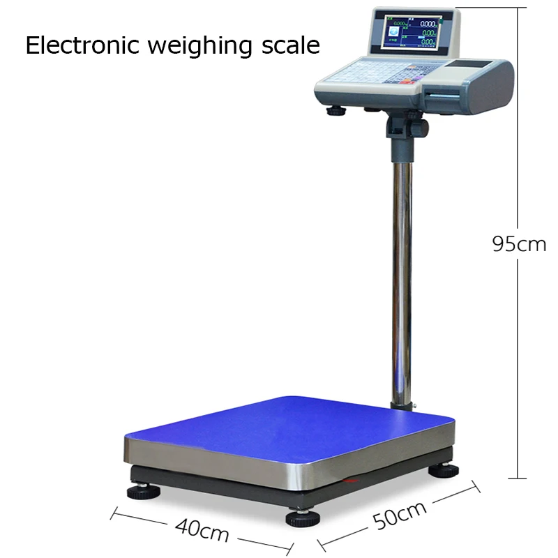

Bar Code Printing Electronic Scale 60kg Printing Label Industrial Scale with Adhesive Printing 300k