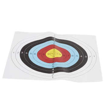 

10x Archery Arrow Targets Paper Face Set For Bow Shooting Hunting 60*60CM