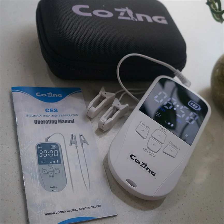 

Lasted Wearable Cranial Electrotherapy Stimulation CES Technology Reduce Insomnia Sleeping Better Device