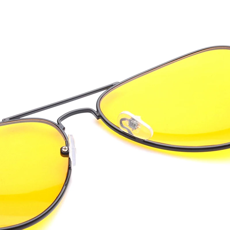 1 шт. солнцезащитные очки в металлической оправе, брелок для автомобильных ключей для водителей, ночного видения очки, очки для вождения авто аксессуары