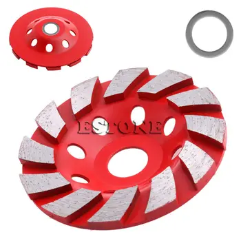 

OOTDTY Diamond Grinding Wheel Concrete Cup Disc Concrete Masonry Stone Tool 100mm 4"