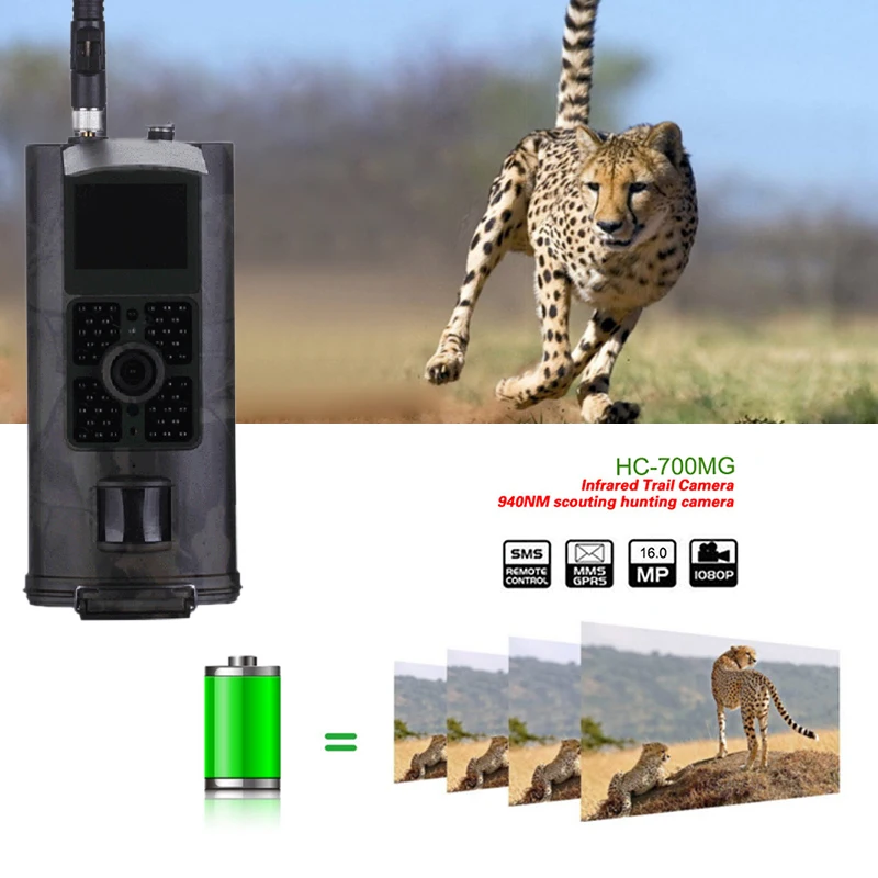 

Multifunctional Hunting Camera Trail Camera WCDMA/CDMA 1080p HD 16MP 3G MMS GPRS Cam IR Hunting Camera Wildlife 0.5s