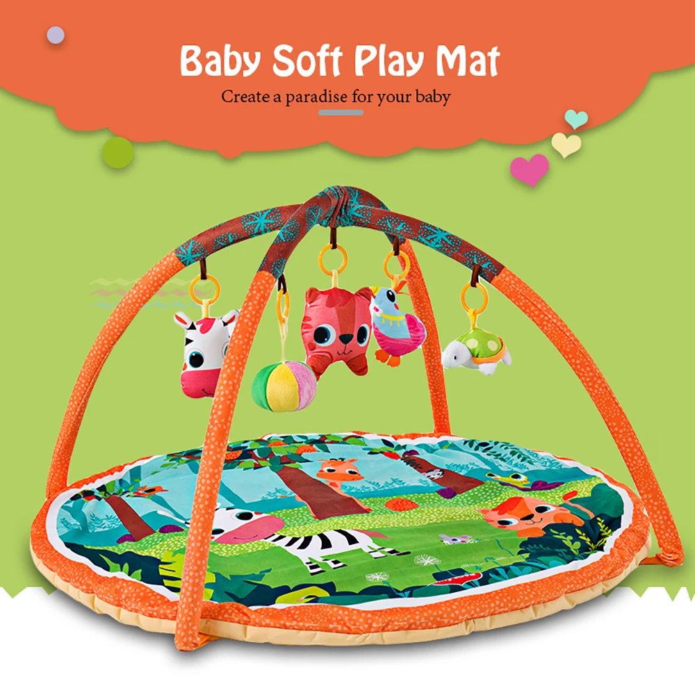 

Baby Play Mat 90*90*50cm Infantil Kids Rug Playmat Baby Gym Fitness Frame Activity Mat Toys Early Education Crawling Game Mat