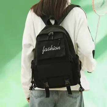 

2020 new simple and stylish portable large capacity Student Backpack Canvas Campus Simple Backpack