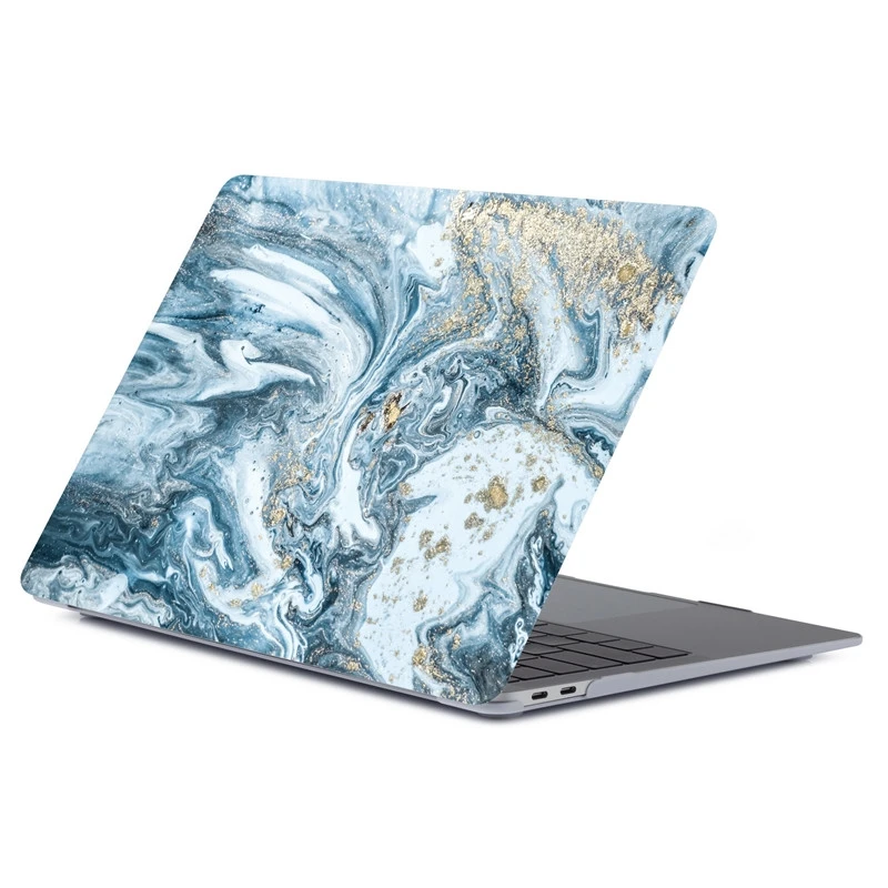 Мраморный чехол для Macbook Air Pro Retina 11 12 13 15 жесткий прозрачный ноутбука Mac book 3 дюймов