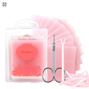 

572pcs Double Sides Eyelid Stickers Magic Stretch Fiber adhesive medical Eye Tape Strips for Natural-looking Creased EyelidCY