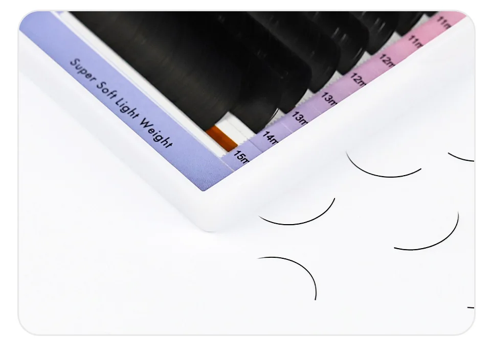 AGUUD 10Trays Ellipse Wimpern Verlängerung Großhandel Flache Wimpern Premium Ellipse Natürliche Weiche Split Tipps Kaschmir Flache Wimpern – Detail 16