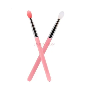 

soft brush Beginner Makeup Brush Silicone Lip Brush Lip Mask Brush Lipstick Soft Head Lips Portable Eye Cream Digging Spoon with