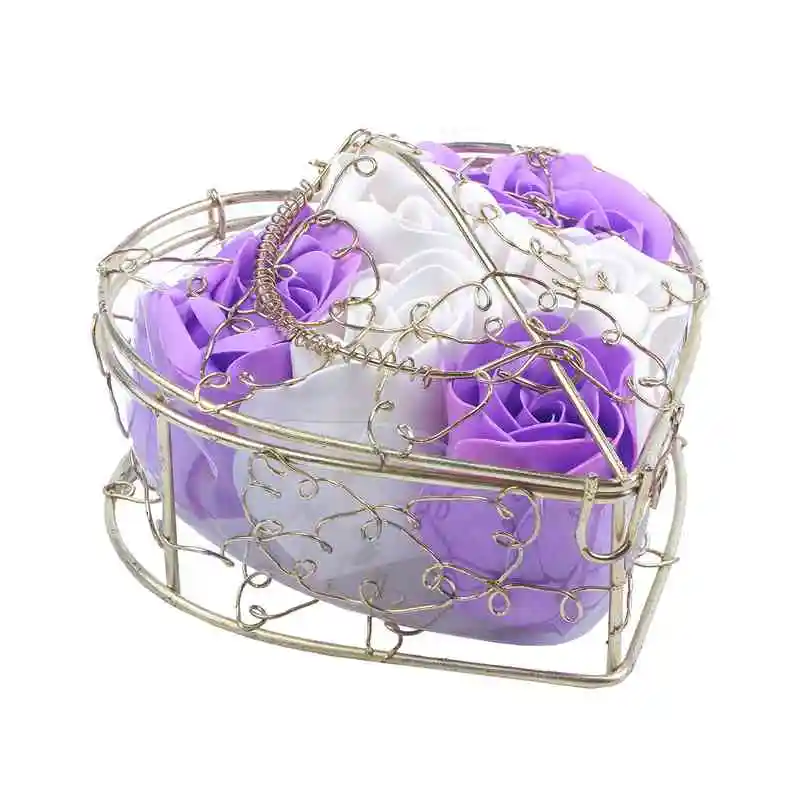 6 шт Ароматические Лепестки розы для ванны мыло для тела свадебный подарок для вечеринки украшение дома DIY(розовый