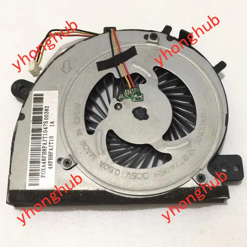 3 проводной Вентилятор охлаждения сервера Foxconn NFB77A05H 48FH8FAJT10 DC 5V