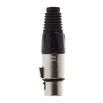 

3-pin Audio Cable Connector Microphone Cable Adapter Solder Type Mic XLR Female 20cm X 16cm X 15cm (7.87in X 6.30in X 5.91in)