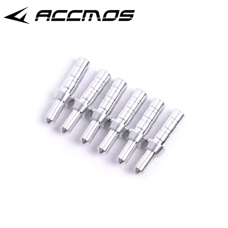 

50pcs Archery Aluminum Nock Pin for ID 3.2/4.2/6.2/5.2/8.0mm Arrow Shaft Nock Compound Recurve Bow Arrows Archery