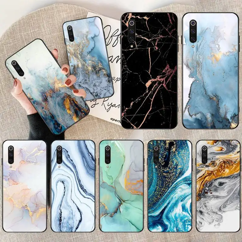 Милый блестящий чехол для телефона с мраморным коллажем PENGHUWAN Xiaomi Mi9 9SE 8SE Pocophone F1 Mi8