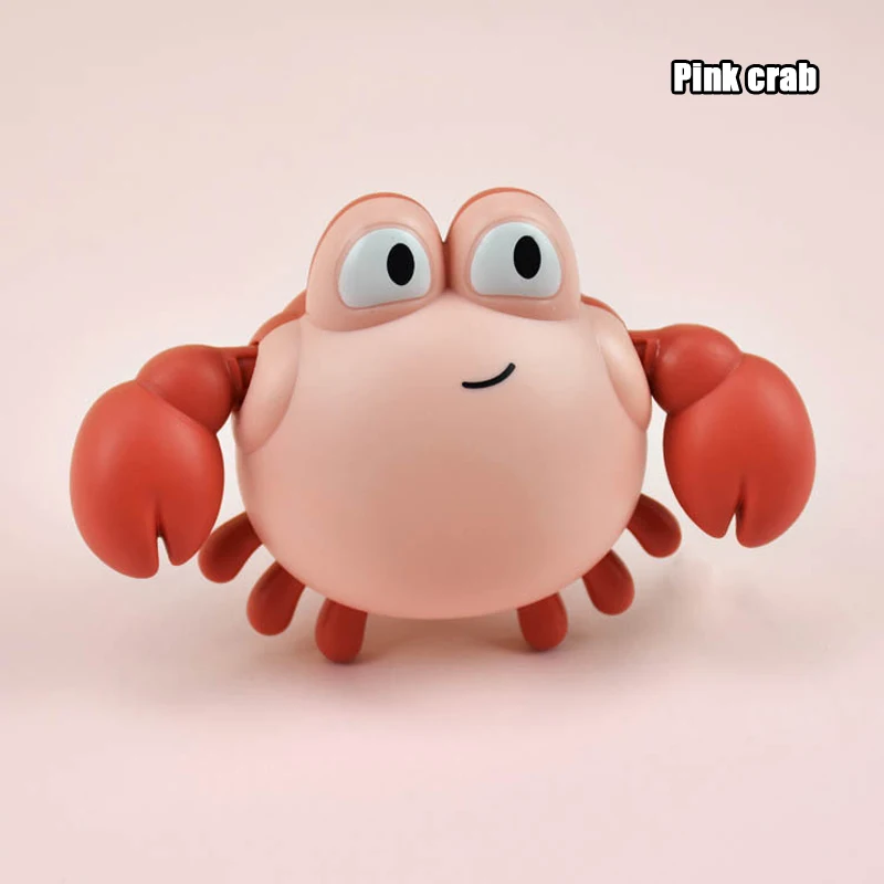 Baby Bath Toys Animal Cute Cartoon Tortoise Crab Classic Baby Water Toy Infant Swim Chain Clockwork Toy For Kid 2020 Newest 8