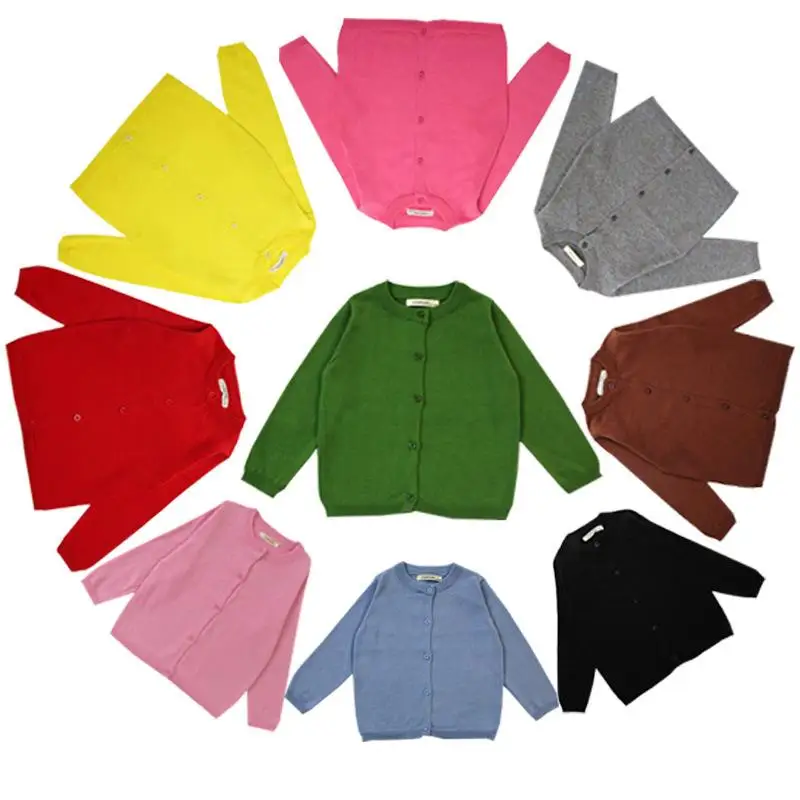 Baby Boys Girls Sweater Kids Cotton Knitted Cardigan Autumn Spring Children Clothes and Toddler Coat |