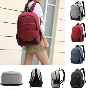 

Anti-theft Bag Men Laptop Rucksack Oxford Travel Backpack Women Large Capacity Business College Student School Shoulder Bags #M