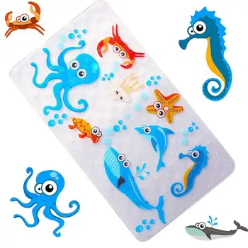 

Children’s Bath Mat Square Non-slip Shower Durable and Comfortable with Unique and Colorful Design 40DC16