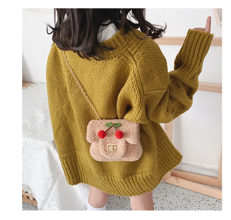 

2019 New Style Korean-style CHILDREN'S Cartoon Bag Girls Oblique Bag Baby Accessories Cute Shoulder Purse Mini