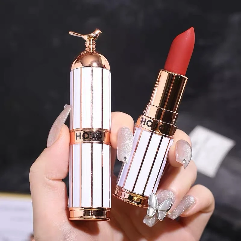 Luxury Velvet Mousse Lipstick Matte Smooth Long Lasting Waterproof Easy