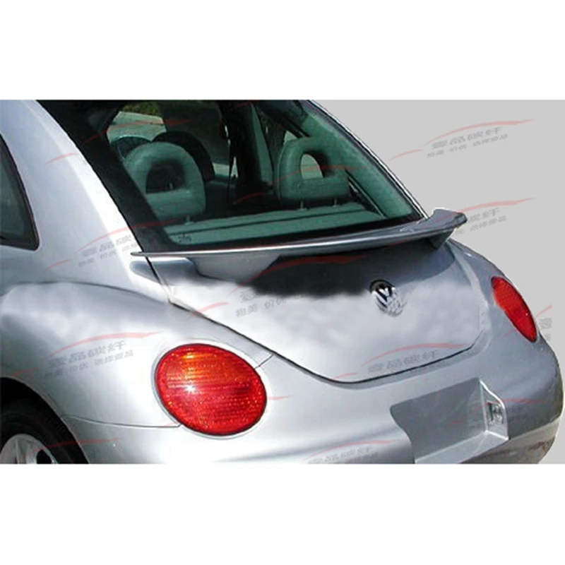 Для Volkswagen Beetle спойлер 1998-2010 FRP стекловолокно Неокрашенный задний спойлер на крыло, крышу, багажник, губы, крышка багажника, Стайлинг автомобиля