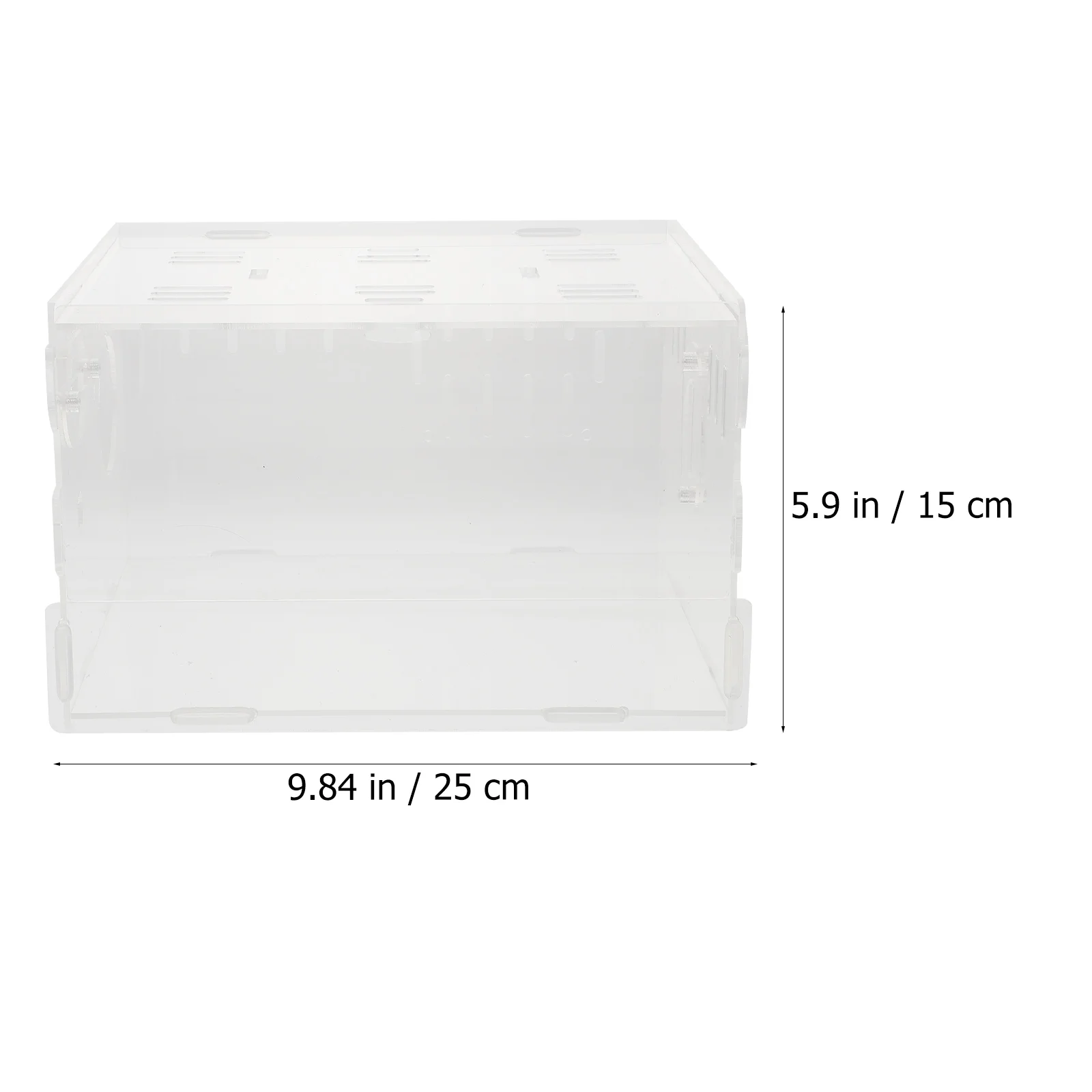 Hamster Cage Cozy Small Hedgehog Transparent Acrylic Guinea Pig Castle Villa