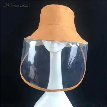

Protective Hat Removable Fisherman Protection Cap Sun Hat For Women Travel Outdoor Windproof Transparent Goggles Fisherman Hat