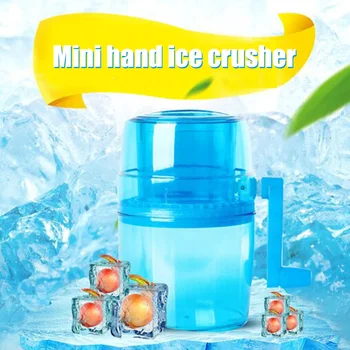 

DIY Household Handhold Manual Ice Crusher Portable Hand Crank Mini Ice Shaving Machine PAK55