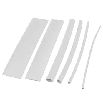

100 pcs heat shrink tube casing heat shrink tube color:white