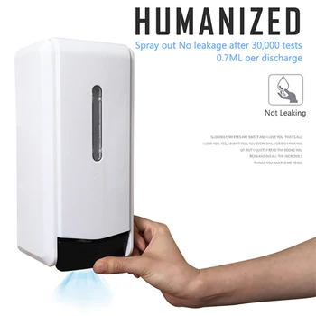 

1000ML Dispenser Bathroom Press Type Hand spray sterilizer Wall-mounted Soap Household Alcohol Sterilizer