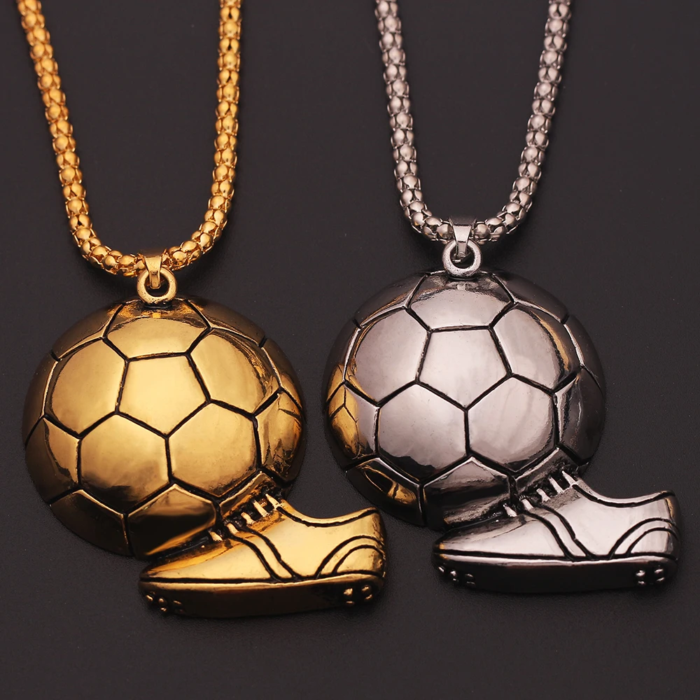 Gold Color Sport Ball Jewelry Charm 