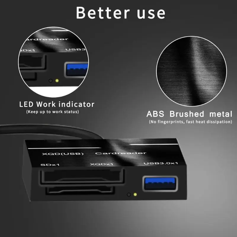 USB 3,0 XQD/SD концентратор-картридер адаптер суперскоростная флэш-карта памяти чтение/запись разъем считывателя для sony G серия