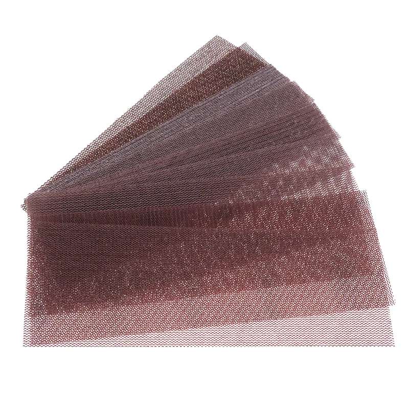 Discos de lijado de malla de red automática, papel de lija de 198x70MM, sin polvo, gancho de bloqueo, bucle de grano 80-600, pulido en seco, 45 Uds.