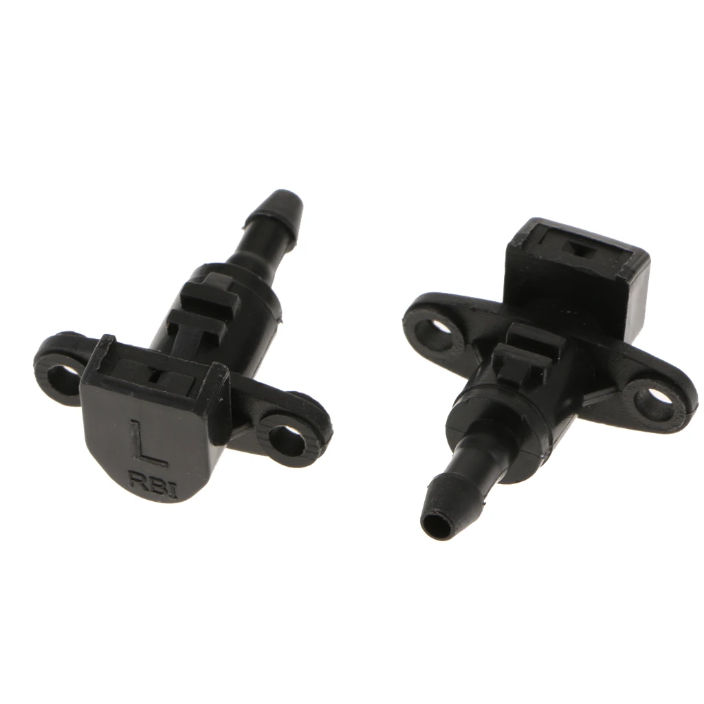 2pcs Front Windscreen Wiper Washer Spray Nozzles For Hyundai Elantra MD