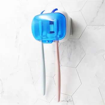 

Toothbrush Disinfection Box Toothbrush Clean Disinfection Sanitizer Portable Antibacteria UV Light Battery Powered Oral Hygiene