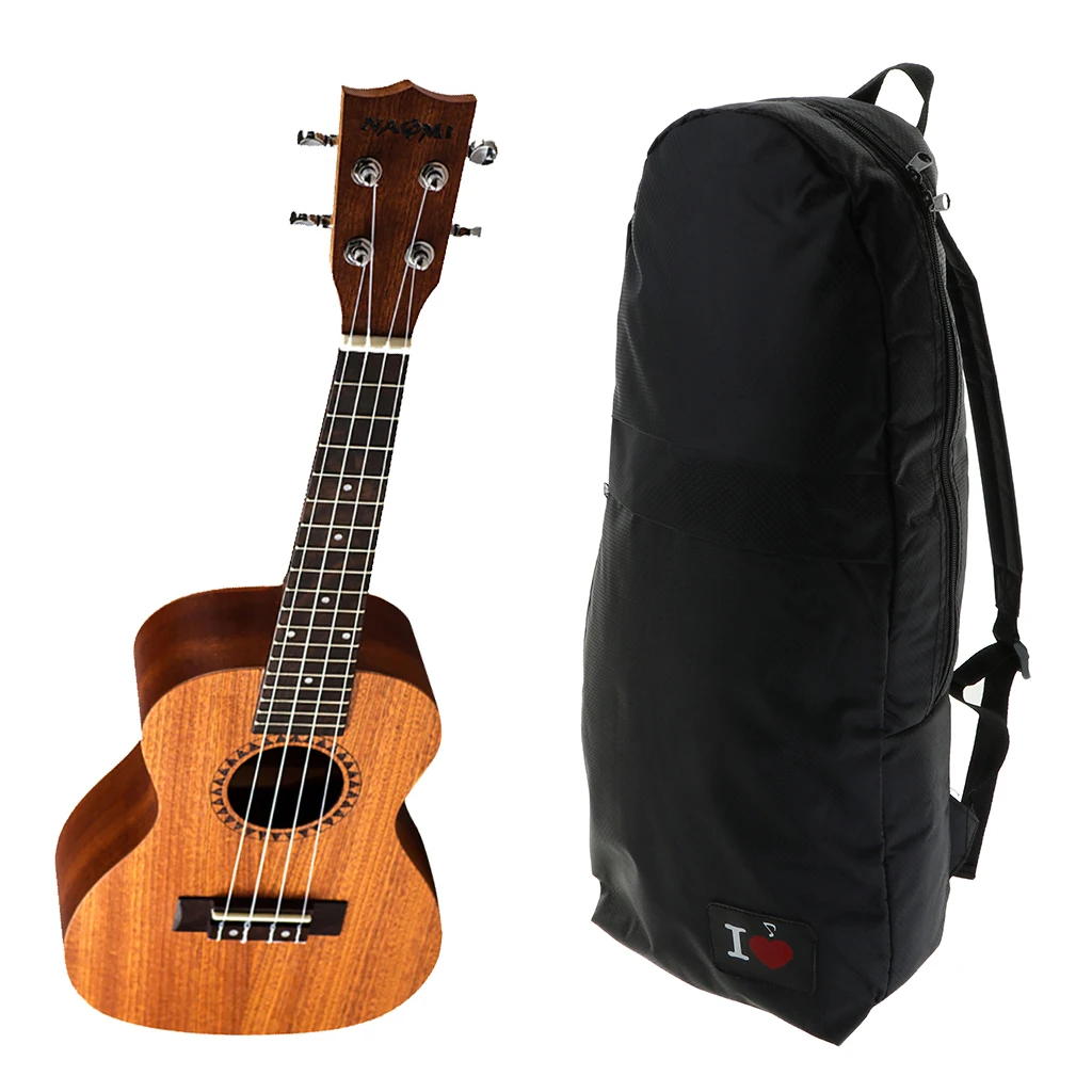 

23 inch Ukulele Hawaii Guitar with Rosewood Fretboard and Oxford Ukulele Sponge Thicken Bag Case for Ukulele Players