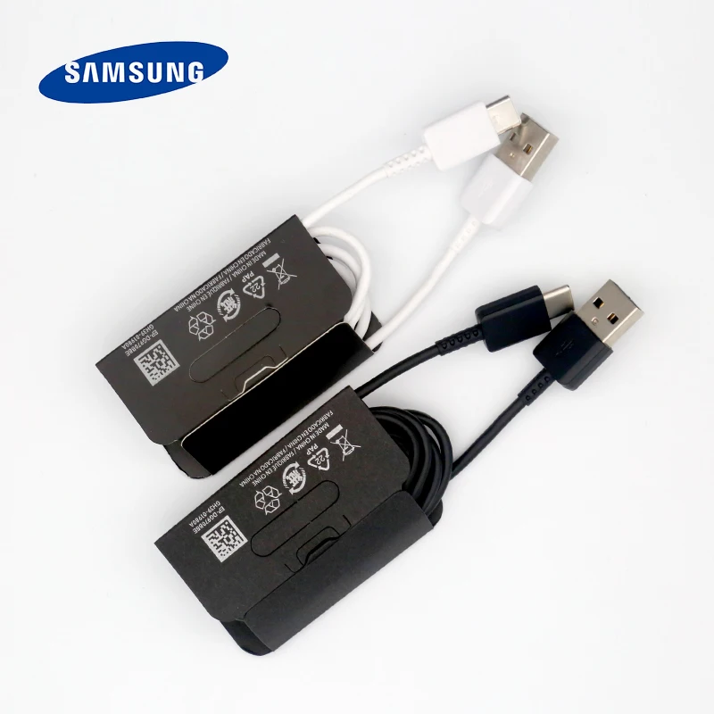 Купить Оригинальный кабель для быстрой зарядки Samsung S20 типа C передачи данных Galaxy S10 S9 S8 Plus | Кабели для мобильных телефонов (4000726111726)