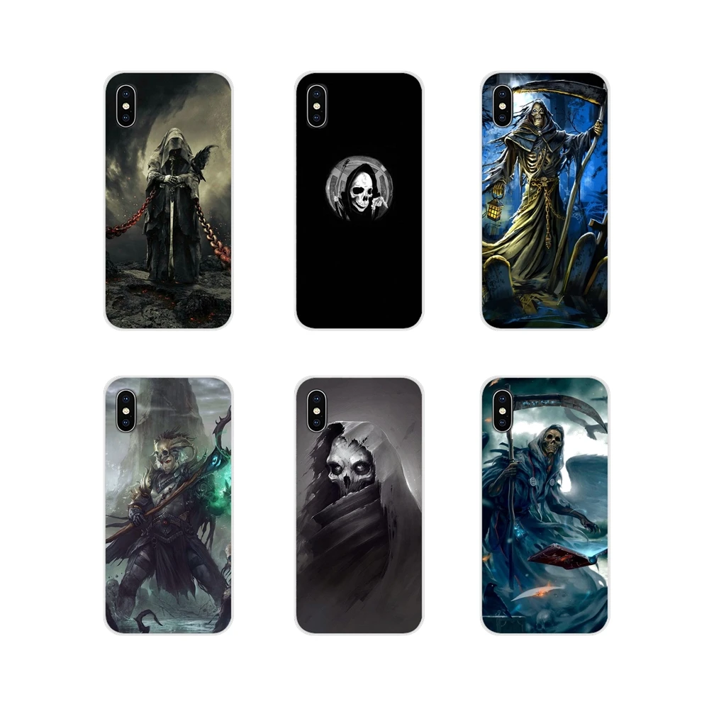 Grim Reaper Череп Скелет для Samsung Galaxy J1 J2 J3 J4 J5 J6 J7 J8 Plus 2018 Prime 2015 2016 2017 мягкий прозрачный