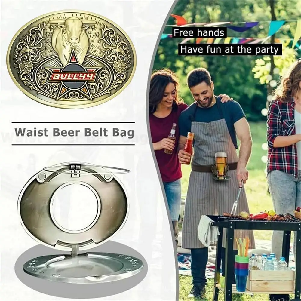 Bottle Holder Belt Buckle BBQ Tool For 